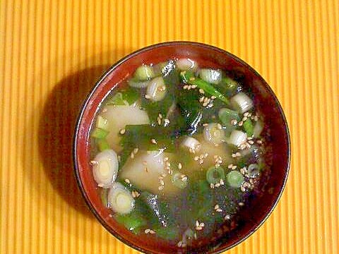 餅入り中華スープ♪